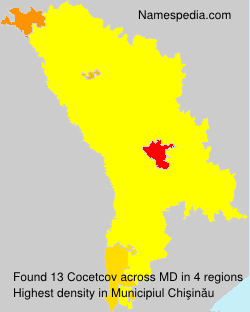 Surname Cocetcov in Moldova