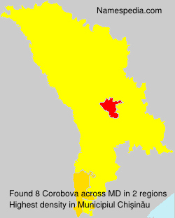 Surname Corobova in Moldova