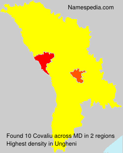 Surname Covaliu in Moldova