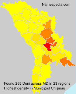Surname Doni in Moldova