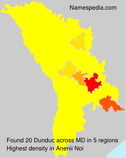 Surname Dunduc in Moldova