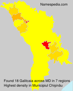 Surname Galitcaia in Moldova