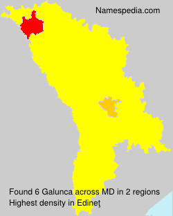 Surname Galunca in Moldova