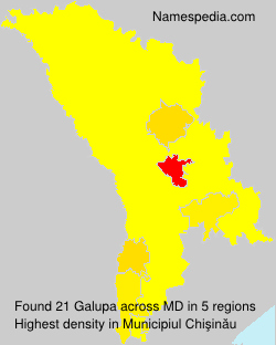 Surname Galupa in Moldova