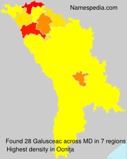 Surname Galusceac in Moldova
