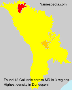 Surname Galusnic in Moldova