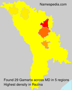 Surname Gamarta in Moldova
