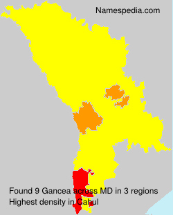 Surname Gancea in Moldova