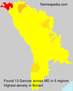Surname Ganciar in Moldova