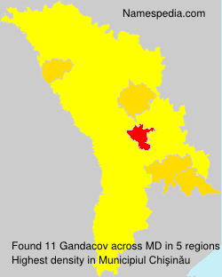 Surname Gandacov in Moldova