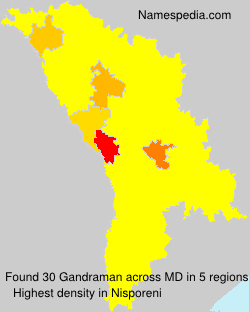 Surname Gandraman in Moldova