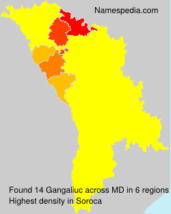 Surname Gangaliuc in Moldova