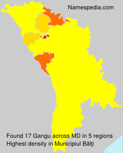 Surname Gangu in Moldova