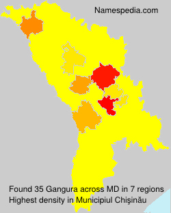 Surname Gangura in Moldova