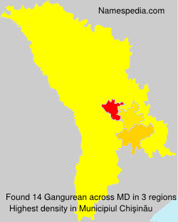 Surname Gangurean in Moldova