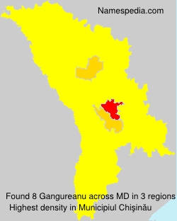 Surname Gangureanu in Moldova