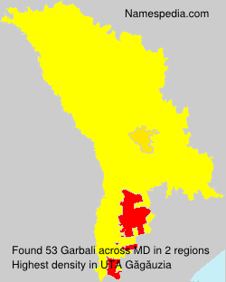Surname Garbali in Moldova