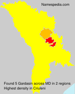 Surname Gardasin in Moldova
