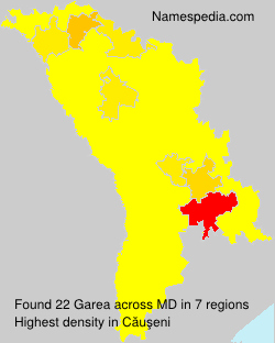Surname Garea in Moldova