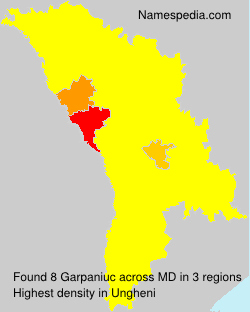 Surname Garpaniuc in Moldova