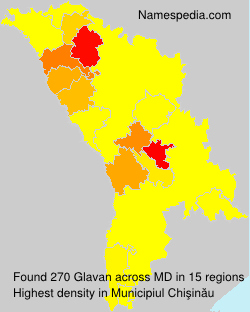 Surname Glavan in Moldova