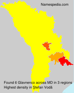 Surname Glavnenco in Moldova