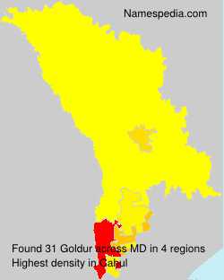 Surname Goldur in Moldova