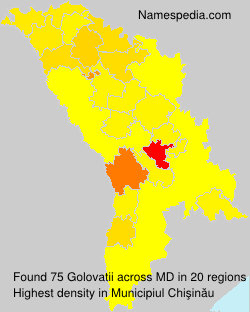 Surname Golovatii in Moldova