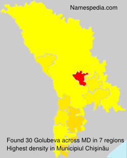 Surname Golubeva in Moldova