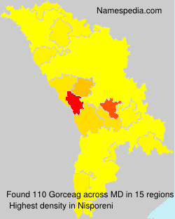 Surname Gorceag in Moldova