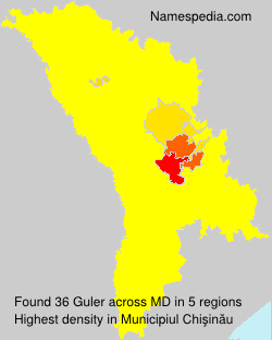 Surname Guler in Moldova