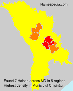 Surname Haisan in Moldova