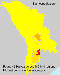Surname Haivaz in Moldova