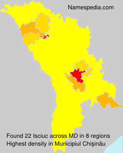 Surname Isciuc in Moldova
