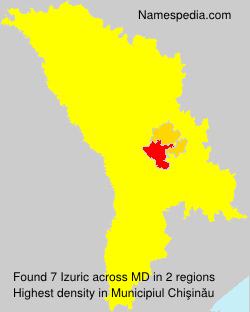 Surname Izuric in Moldova