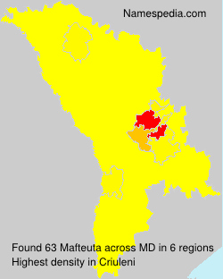 Surname Mafteuta in Moldova