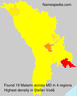 Surname Matarin in Moldova