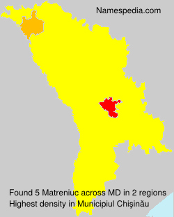 Surname Matreniuc in Moldova