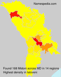 Surname Midoni in Moldova