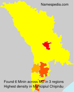 Surname Minin in Moldova