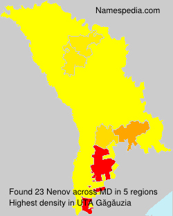 Surname Nenov in Moldova