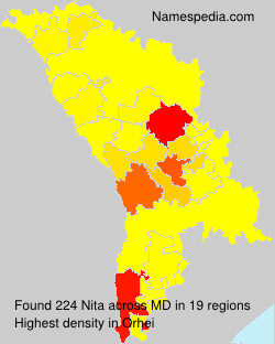 Surname Nita in Moldova