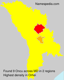 Surname Oncu in Moldova