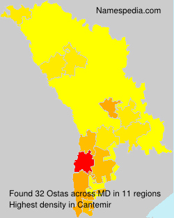 Surname Ostas in Moldova