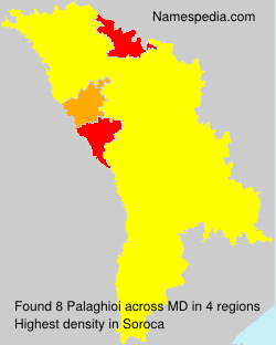 Surname Palaghioi in Moldova