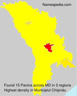 Surname Panina in Moldova