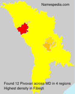 Surname Pivovari in Moldova