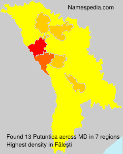 Surname Putuntica in Moldova