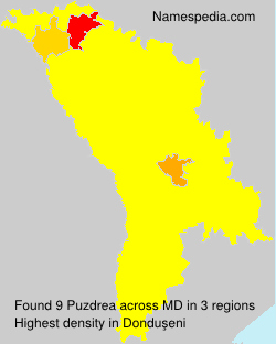 Surname Puzdrea in Moldova