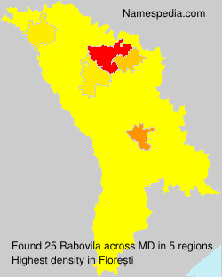 Surname Rabovila in Moldova